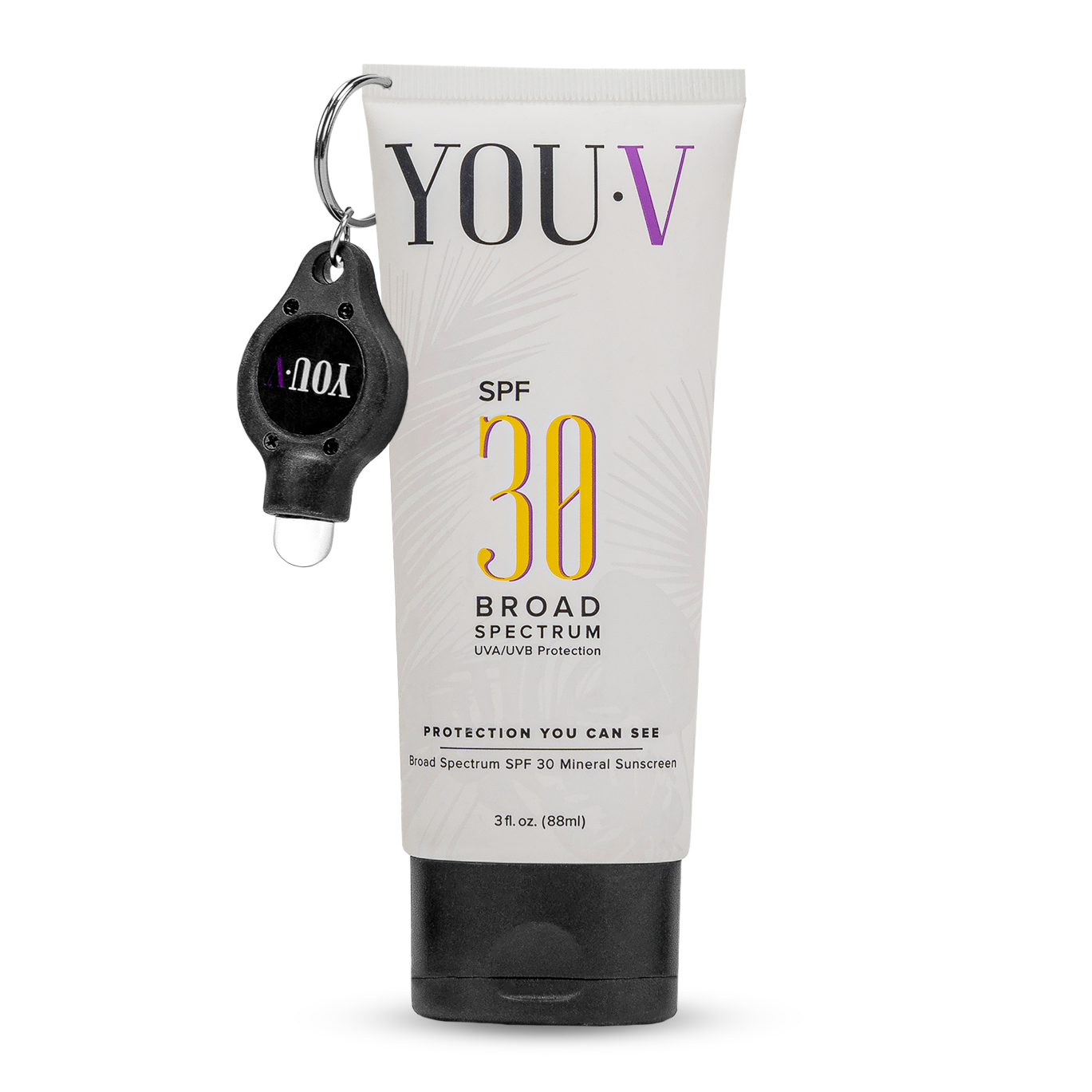 Sunscreen You Can See SPF 30 Mineral UV Flashlight