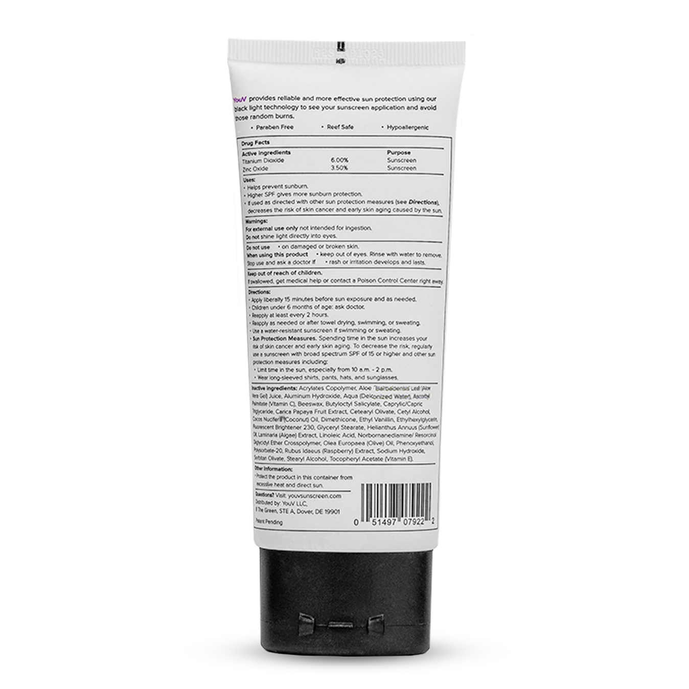 YouV Sunscreen Refill - SPF 30 Mineral Sunscreen